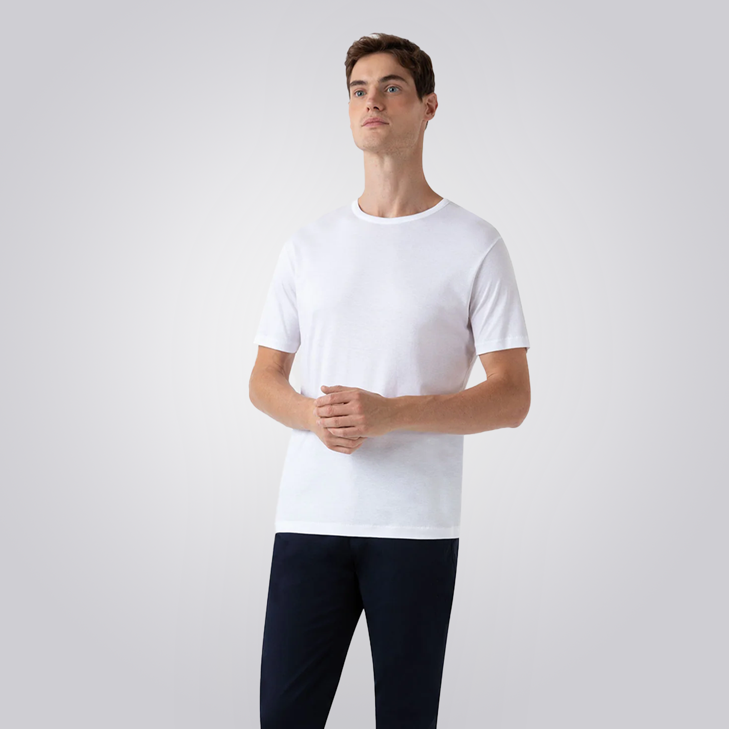 kit de camisetas premium cordilheira algodão pima masculina